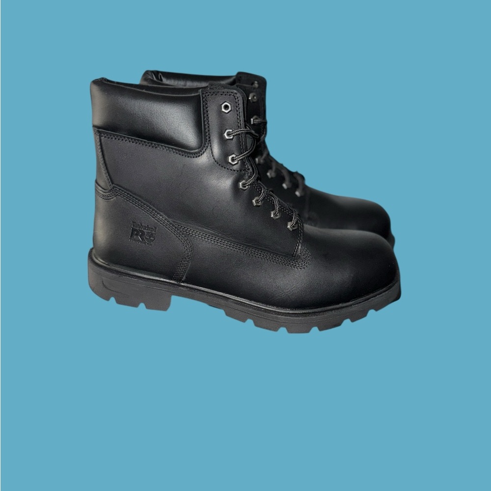 Timberland PRO Men's Black Leather Boots Size 15